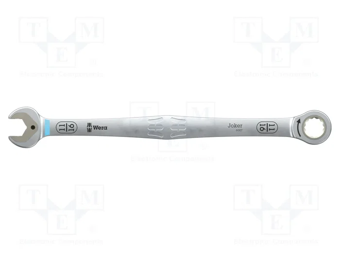 WERA Llave plana-estriada de trinquete 11/16 pulgadas 334mm WERA Llave plana-estriada de trinquete 11/16 pulgadas 334mm