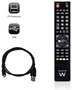 Ewent EW1570 Mando TV 4 en 1 Programable para Cable
