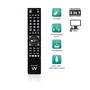 Ewent EW1570 Mando a Distancia Universal Programable 4 en 1 para TV, DTT, SAT, Blu-ray, Proyector, Barra de Sonido, Programable por Cable Micro USB a USB