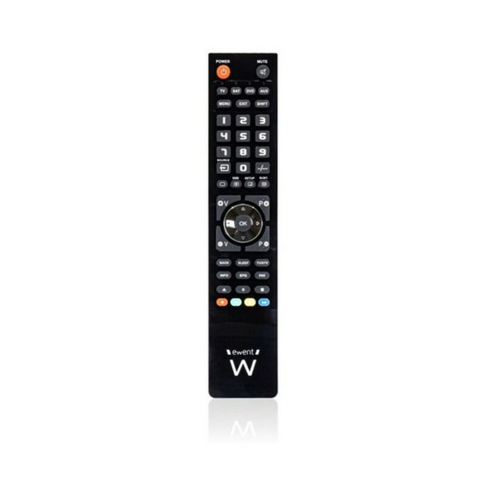 Ewent EW1570 Mando a Distancia Universal 4 en 1 Negro