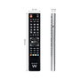 Ewent EW1570 Mando a Distancia Universal 4 en 1 Negro
