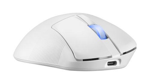 Asus ROG Keris II Ace Wireless AimPoint Ratón Inalámbrico Mano Derecha RF + Bluetooth + USB Tipo-A Óptico 42000 DPI 90MP03N0-BMUA10 Blanco