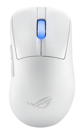 Asus ROG Keris II Ace Wireless AimPoint Ratón Inalámbrico Mano Derecha RF + Bluetooth + USB Tipo-A Óptico 42000 DPI 90MP03N0-BMUA10 Blanco