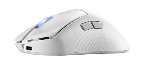 Asus ROG Keris II Ace Wireless AimPoint Ratón Inalámbrico Mano Derecha RF + Bluetooth + USB Tipo-A Óptico 42000 DPI 90MP03N0-BMUA10 Blanco