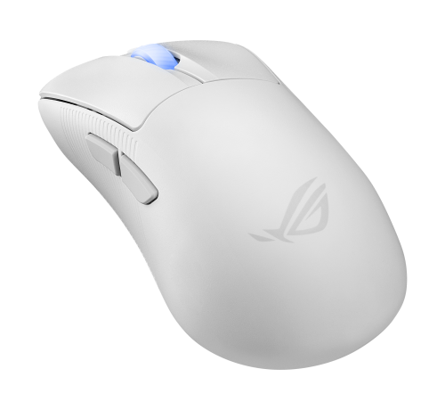 Asus ROG Keris II Ace Wireless AimPoint Ratón Inalámbrico Mano Derecha RF + Bluetooth + USB Tipo-A Óptico 42000 DPI 90MP03N0-BMUA10 Blanco