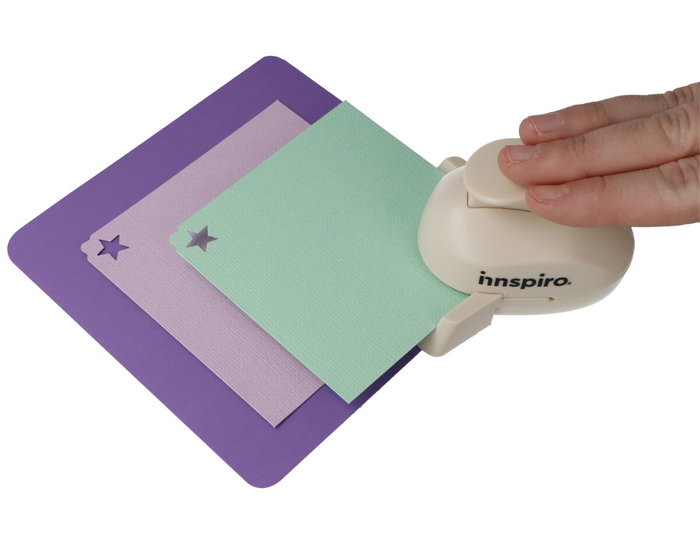 Innspiro Troqueladora de esquinas Corner Punch estrella 25mm