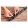 Tesa Puerta de láminas de aluminio 0.95m x 2.20m antracita