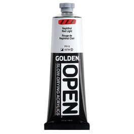 Golden OPEN Colores Acrílicos Rojo Naftol Claro 148 ml