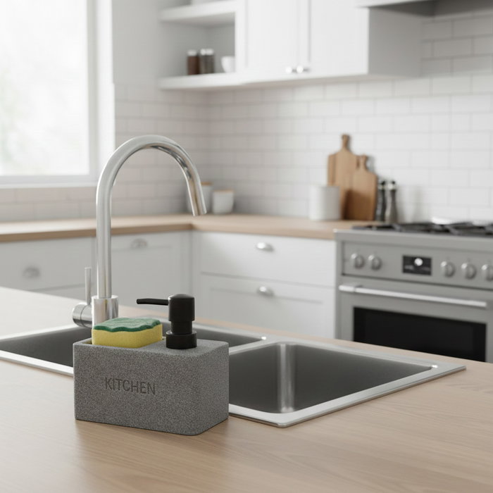 Quttin Organizador de Limpieza de Cocina con Dispensador (Pack de 12) Fabricado por Inde