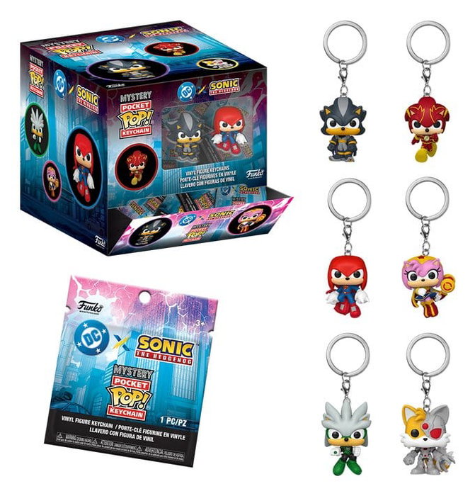 Funko Sonic the Hedgehog Llaveros Pocket POP! Vinilo 4 cm Expositor (12) Funko Sonic the Hedgehog Llaveros Pocket POP! Vinilo 4 cm Expositor (12)