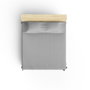 L'essentiel linge de maison Funda de Sofá 230 Gris Algodón 100% 170 x 230 cm