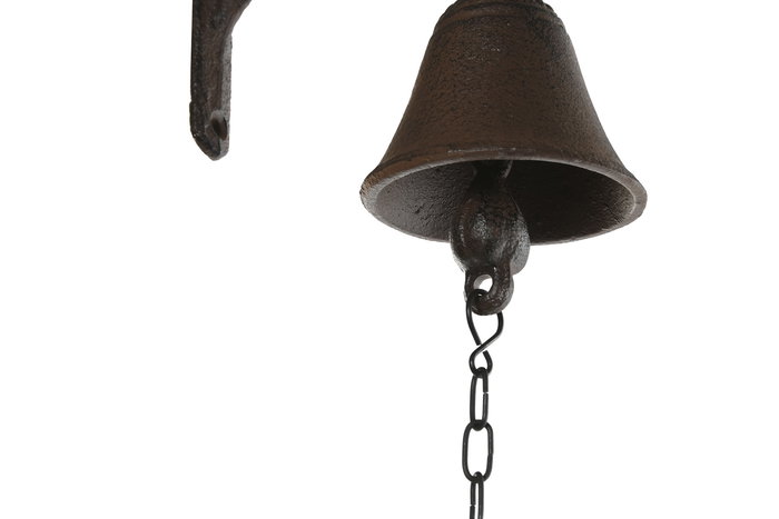 DKD Home Decor Campana Marron Negro Hierro Colado 15.7 x 7.5 x 42 cm DKD Home Decor Campana Marron Negro Hierro Colado 15.7 x 7.5 x 42 cm