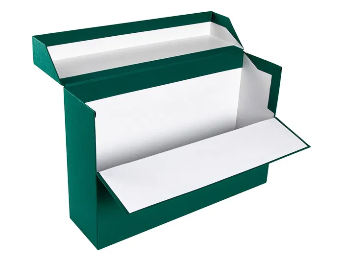 Liderpapel Caja Transferencia Folio Lomo 118 mm Verde 390x118x260 mm