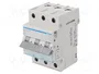 HAGER MBN306E Interruptor magnetotérmico 3 polos 6A 6kA