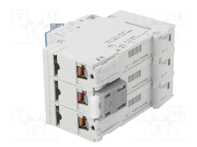 HAGER MBN306E Interruptor magnetotérmico 3 polos 6A 6kA HAGER MBN306E Interruptor magnetotérmico 3 polos 6A 6kA