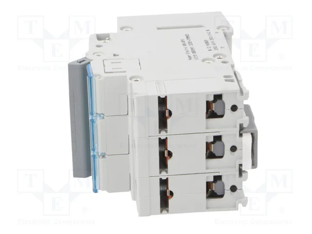 HAGER MBN306E Interruptor magnetotérmico 3 polos 6A 6kA HAGER MBN306E Interruptor magnetotérmico 3 polos 6A 6kA