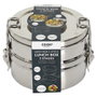 Cook Concept Fiambrera de 2 Pisos Acero Inoxidable 400ml c/u