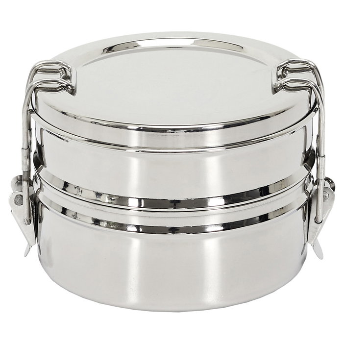 Cook Concept Fiambrera de 2 Pisos Acero Inoxidable 400ml c/u