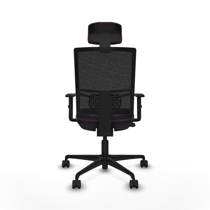 PIQUERAS Y CRESPO Silla de oficina Yunquera con mecanismo Sincro/Traslack Morado y Negro PIQUERAS Y CRESPO Silla de oficina Yunquera con mecanismo Sincro/Traslack Morado y Negro