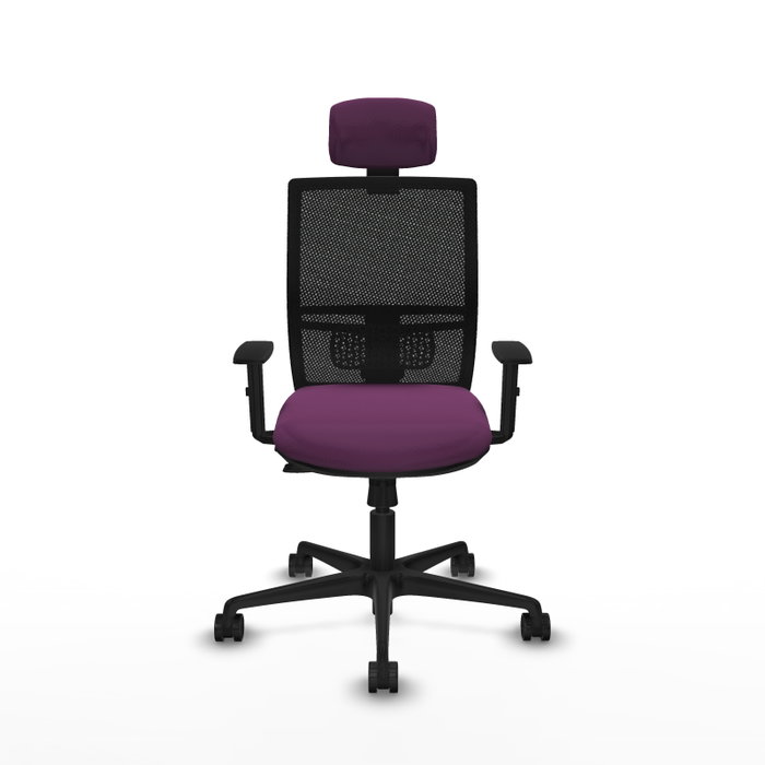 PIQUERAS Y CRESPO Silla de oficina Yunquera con mecanismo Sincro/Traslack Morado y Negro PIQUERAS Y CRESPO Silla de oficina Yunquera con mecanismo Sincro/Traslack Morado y Negro