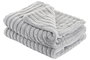 DKD Home Decor Manta para Sofá Gris Claro 130x170 cm