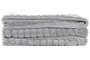 DKD Home Decor Manta para Sofá Gris Claro 130x170 cm