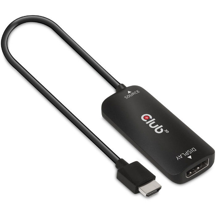 Club3D Adaptador HDMI + MicroUSB a DisplayPort 4K 120Hz Activo CAC-1335 Macho/Hembra Negro Club3D Adaptador HDMI + MicroUSB a DisplayPort 4K 120Hz Activo CAC-1335 Macho/Hembra Negro