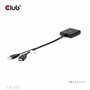 Club3D Adaptador HDMI + MicroUSB a DisplayPort 4K 120Hz Activo CAC-1335 Macho/Hembra Negro