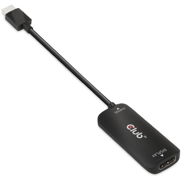 Club3D Adaptador HDMI + MicroUSB a DisplayPort 4K 120Hz Activo CAC-1335 Macho/Hembra Negro Club3D Adaptador HDMI + MicroUSB a DisplayPort 4K 120Hz Activo CAC-1335 Macho/Hembra Negro
