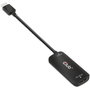 Club3D Adaptador HDMI + MicroUSB a DisplayPort 4K 120Hz Activo CAC-1335 Macho/Hembra Negro