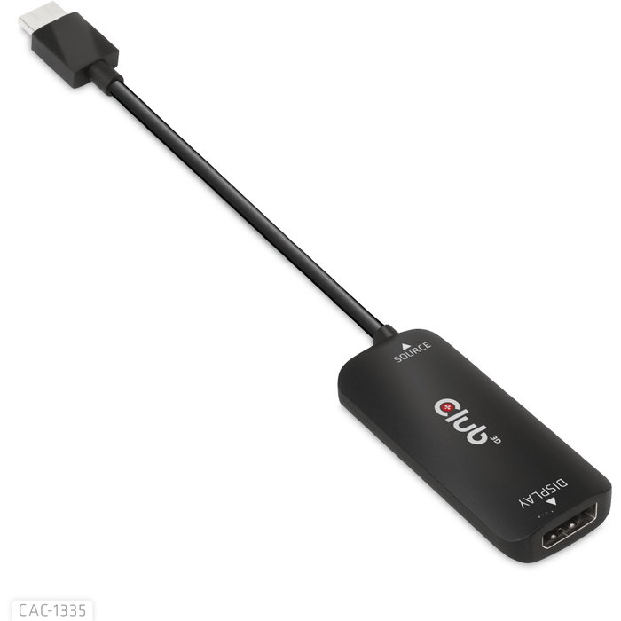 Club3D Adaptador HDMI + MicroUSB a DisplayPort 4K 120Hz Activo CAC-1335 Macho/Hembra Negro Club3D Adaptador HDMI + MicroUSB a DisplayPort 4K 120Hz Activo CAC-1335 Macho/Hembra Negro