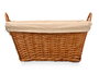 Kipit Cesto Asa Rectangular Mimbre 65x35x43 cm Natural (Set de 6)