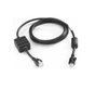 Zebra Cable DC Negro para Base de 4 Ranuras