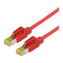 SECOMP Cable de parcheo Cat.6A S/FTP de 2 m, Rojo