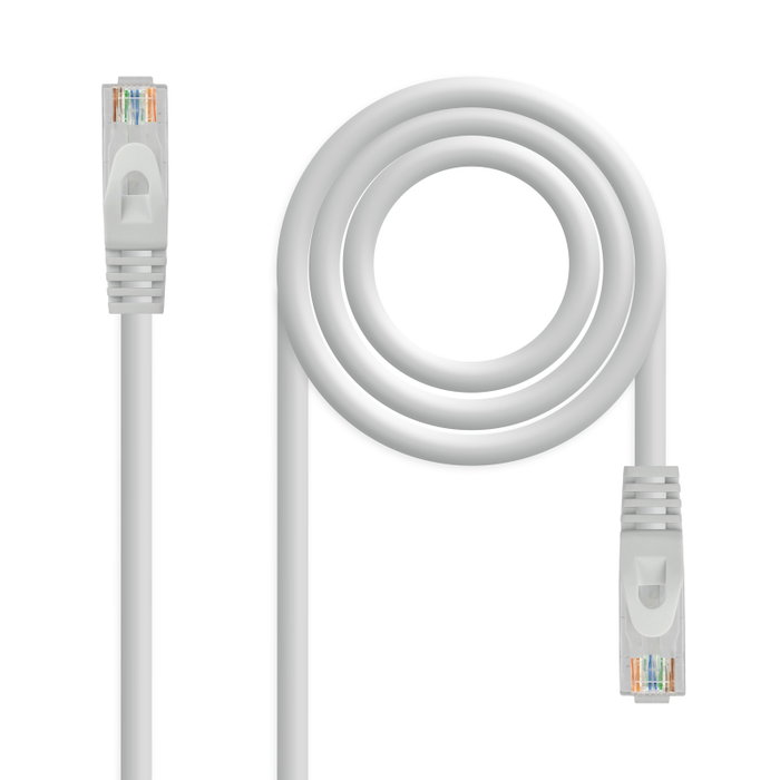 Nanocable Cable de Red RJ45 Cat6a UTP 30 cm Gris Nanocable Cable de Red RJ45 Cat6a UTP 30 cm Gris