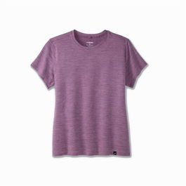 Camiseta de Manga Corta Mujer Brooks Luxe Lila
