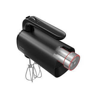Zwilling 1030455 Batidora de Mano Inalámbrica, Motor BLDC 250 W, Negro, 3 Velocidades, Incluye Batería y Accesorios