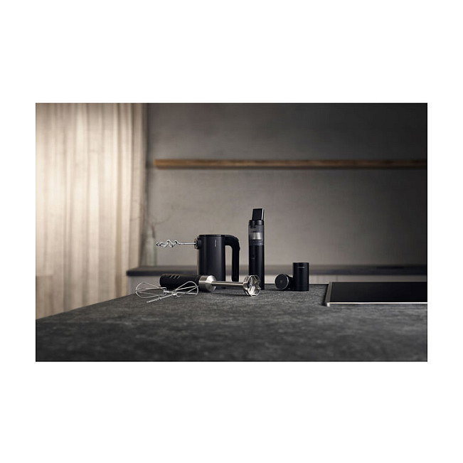 Zwilling 1030455 Batidora de Mano Inalámbrica, Motor BLDC 250 W, Negro, 3 Velocidades, Incluye Batería y Accesorios