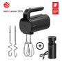 Zwilling 1030455 Batidora de Mano Inalámbrica, Motor BLDC 250 W, Negro, 3 Velocidades, Incluye Batería y Accesorios