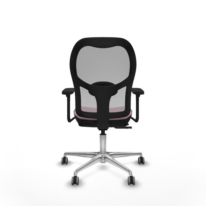 PIQUERAS Y CRESPO Silla de oficina Jorquera Rosa y Gris con Mecanismo Sincro/Traslack PIQUERAS Y CRESPO Silla de oficina Jorquera Rosa y Gris con Mecanismo Sincro/Traslack