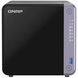 QNAP TS-432X-4G NAS de 4 Bahías 3.5/2.5", 4GB RAM (ampliable a 16GB), con Puerto SFP+ 10GbE y 2x 2.5GbE, Formato Torre