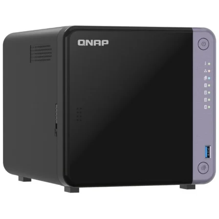 QNAP TS-432X-4G NAS de 4 Bahías 3.5/2.5", 4GB RAM (ampliable a 16GB), con Puerto SFP+ 10GbE y 2x 2.5GbE, Formato Torre