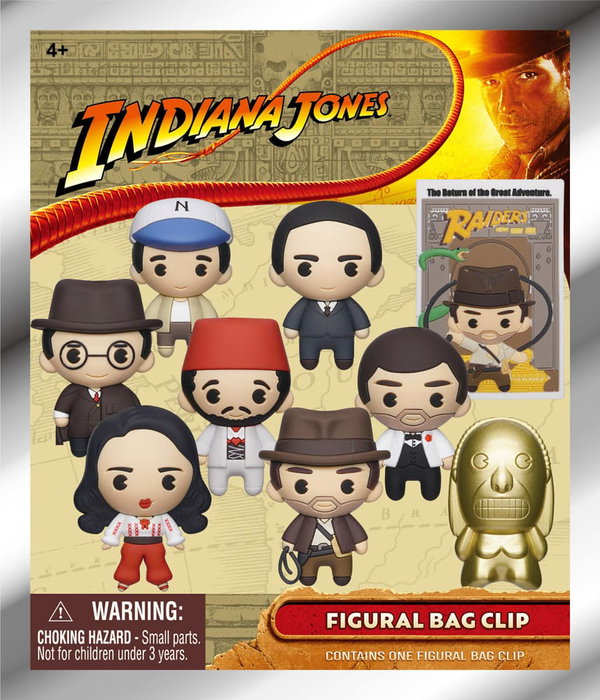 Indiana Jones Colgantes PVC 3D Expositor (24) Indiana Jones Colgantes PVC 3D Expositor (24)