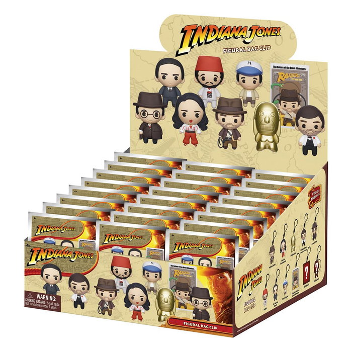 Indiana Jones Colgantes PVC 3D Expositor (24) Indiana Jones Colgantes PVC 3D Expositor (24)