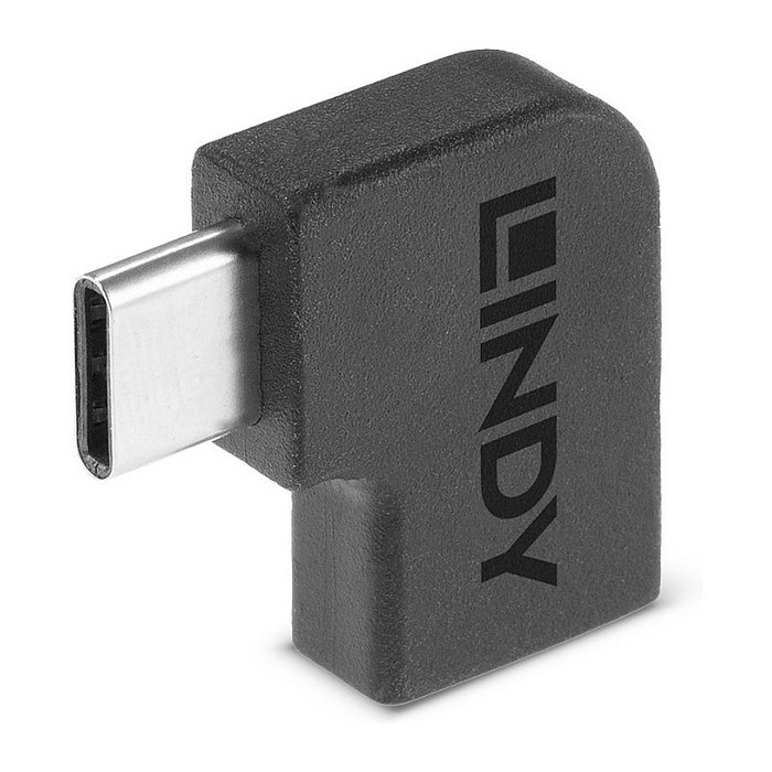 Lindy 41894 Adaptador USB 3.2 Type C de 90° Negro