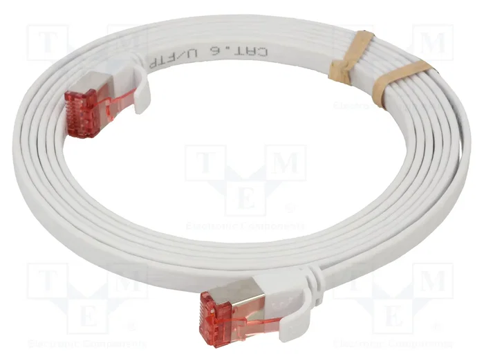 GOOBAY Patch cord Cat 6 U/FTP 2m blanco con conectores RJ45