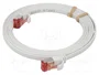 GOOBAY Patch cord Cat 6 U/FTP 2m blanco con conectores RJ45