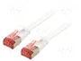 GOOBAY Patch cord Cat 6 U/FTP 2m blanco con conectores RJ45