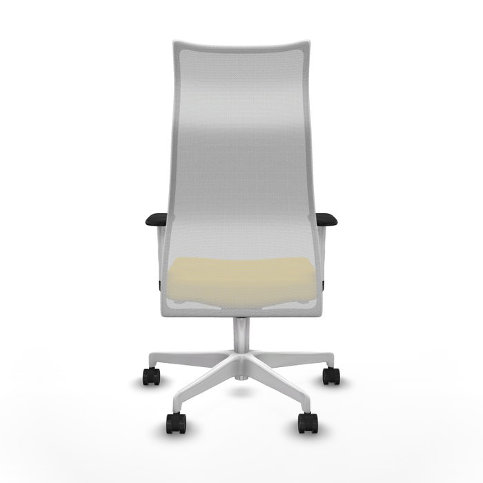 PIQUERAS Y CRESPO Sillón Albacete con mecanismo Sincro, Amarillo y Blanco PIQUERAS Y CRESPO Sillón Albacete con mecanismo Sincro, Amarillo y Blanco