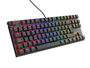 GENESIS Thor 303 TKL Teclado Mecánico para Gaming USB QWERTY Español Negro con Interruptores Outemu Peach Silent